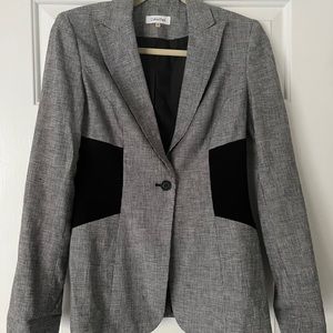 Calvin Klein Linen-blend Blazer